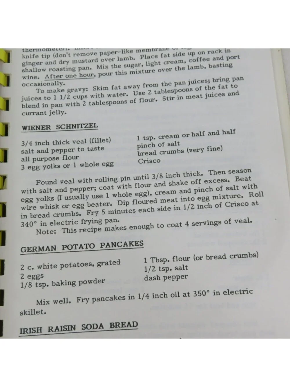 Favorite Recipes From Our Best Cooks Cookbook 1985 Christmas Party Committee